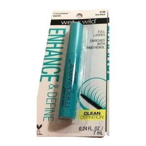 Wet n Wild Mascara Megawear 0.24 oz Very Black C136  New